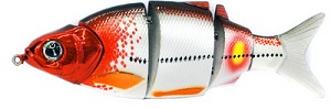 Воблер Izumi Shad Alive 5 section white fish 105 (FAST SINKING) №26