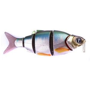 Воблер Izumi Shad Alive WITH LIP 5 section white fish 105 SD (FLOATING) №6