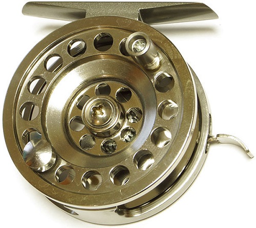 Катушка Kosadaka Explorer 60L проводочн. универс. металл.  с рычажн. спуском