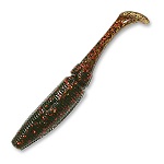 Мягкая приманка Kosadaka HART Shad 90 мм, цв. OD (3шт.)