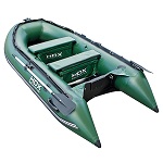 Лодка надувная HDX CARBON 280, цвет зелёный, (дерев. пол) P/L