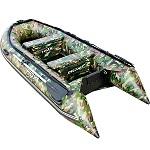 Лодка надувная HDX CARBON 300, цвет зелёный-камуфляж, (дерев. пол) P/L