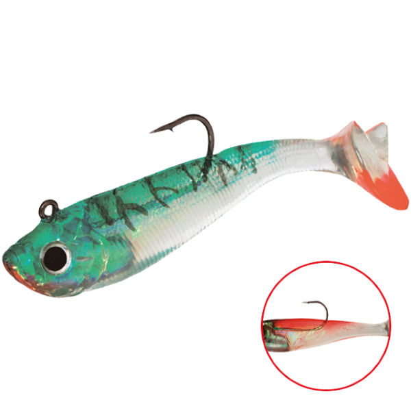 Виброхвост \"Crystal Fish\" WXH-50-10см / 6 оснащенный (1уп.-2) (WXH-50-10CM-6)