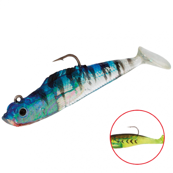 Виброхвост \"Crystal Fish\" WXH-54- 8см/ 82 оснащенный (1уп.-2) (WXH-54-8CM-82)