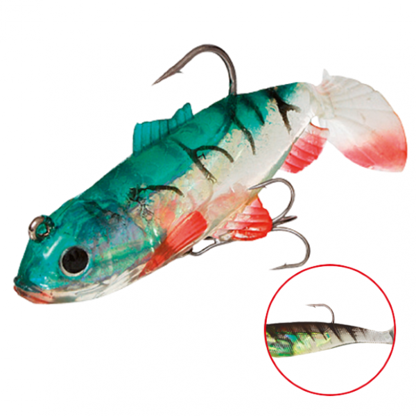 Виброхвост \"Crystal Fish\" WXH-63- 6см/ 57 оснащенный (1уп.-2) (WXH-63-6CM-57)