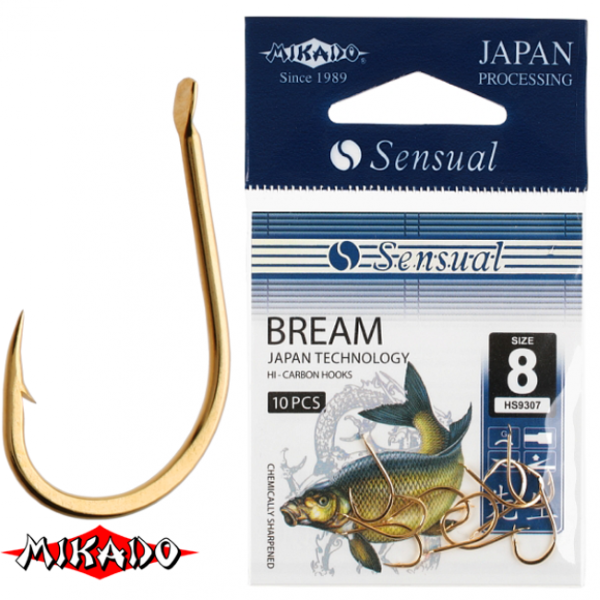 *Крючки \" Mikado - SENSUAL - BREAM \"  (HS-BREAM)