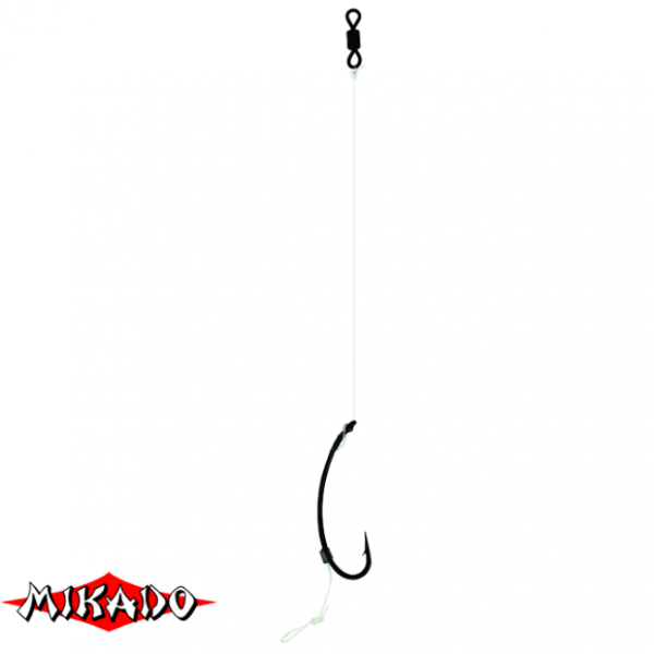 AMC-P16-8 Поводок карповый \"Mikado\" 16 \"METHOD PASTE STIFF RIG\" 13см, кр.№8, 15 lbs (уп.-2) (AMC-P16-8)