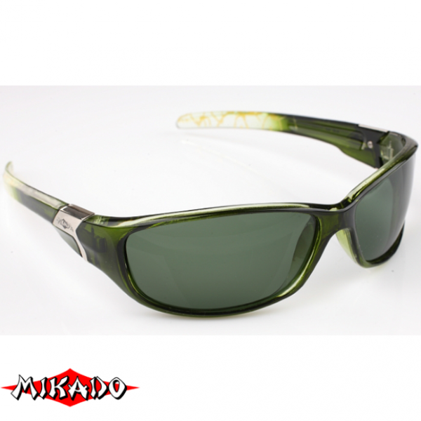 Арт.AMO-86004-GR Очки поляризационные \" Mikado \" GREEN/зеленые (AMO-86004-GR)