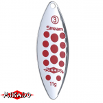 Блесна вращающаяся \"Mikado\" STREAM  №3- серебро/10 (PMB-OST-3S-10)