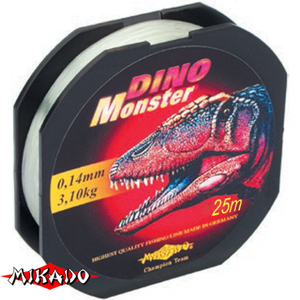 Леска \"Mikado\" DINO MONSTER  0,16 (25м) - 3,65 кг (ZDF 016)