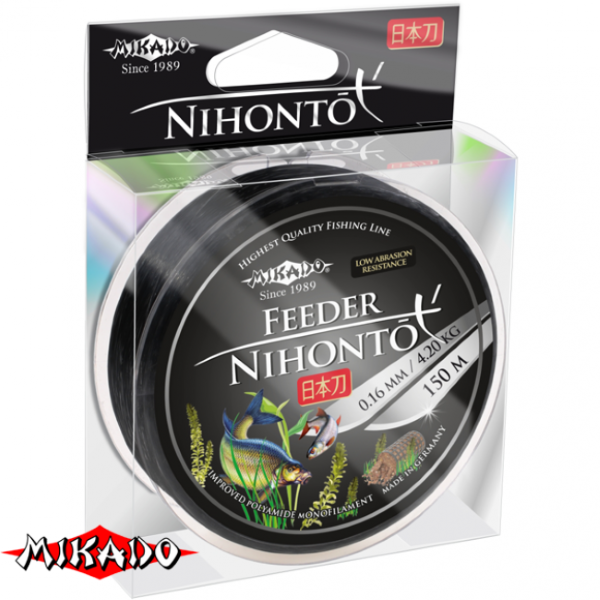 Леска \"Mikado\" NIHONTO FEEDER 0,26 (150м) - 8,50кг NEW-2014 (ZNF026)