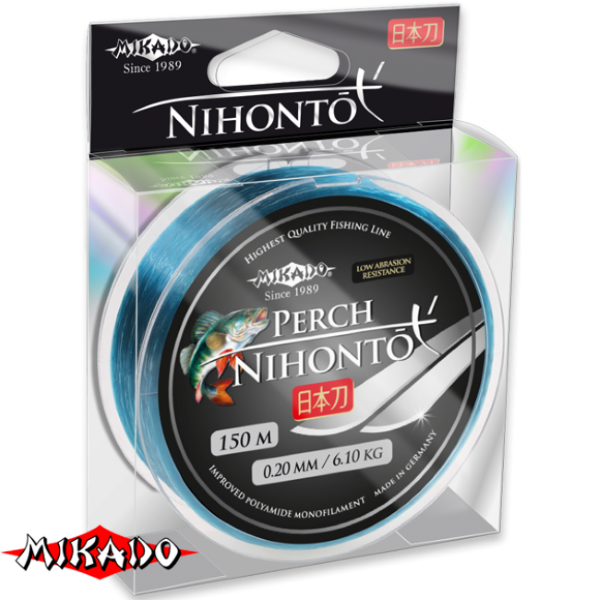 Леска \"Mikado\" NIHONTO PERCH 0,16 (150м) - 4,40кг NEW-2014 (ZNP016)