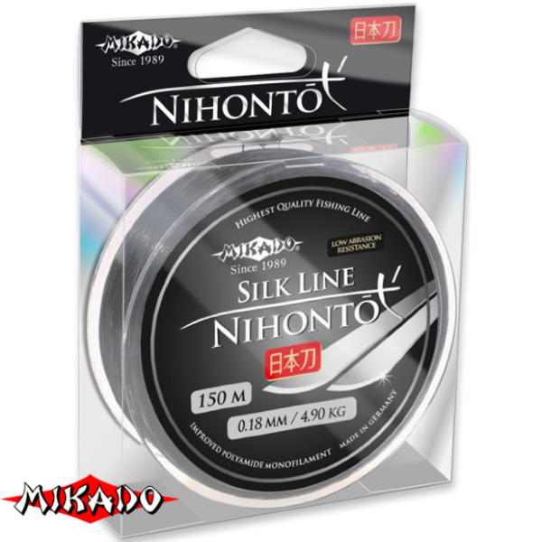 Леска \"Mikado\" NIHONTO SILK LINE 0,22 ( 150м ) - 6,30кг NEW-2016 (ZNS 022)