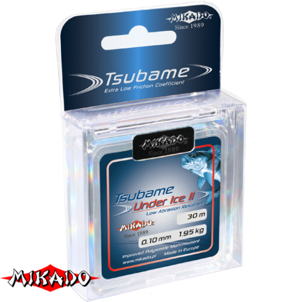 Леска \" Mikado \" TSUBAME UNDER ICE II 0,10 ( 30м ) - 1,95кг NEW-2016 (ZTU2 010)