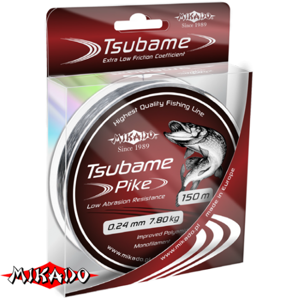 Леска \"Mikado\" TSUBAME PIKE 0,32 (150м) - 11,80кг NEW-2013 (ZTP032)
