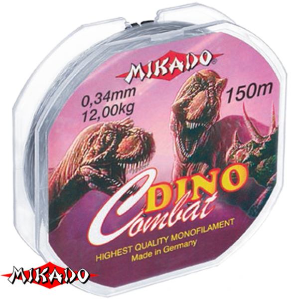 Леска \"Mikado\" DINO COMBAT 0,22 (150м) - 6,00 кг (ZZB 022)