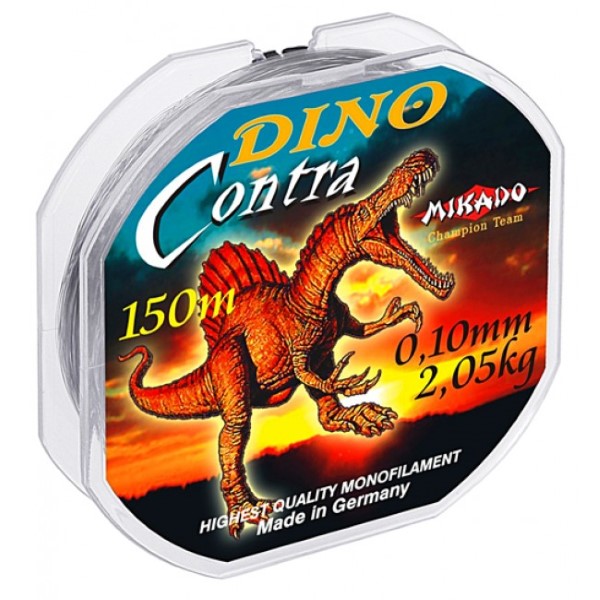 Леска \"Mikado\" DINO CONTRA 0,38 (150м) - 13,40 кг (ZDA 038)