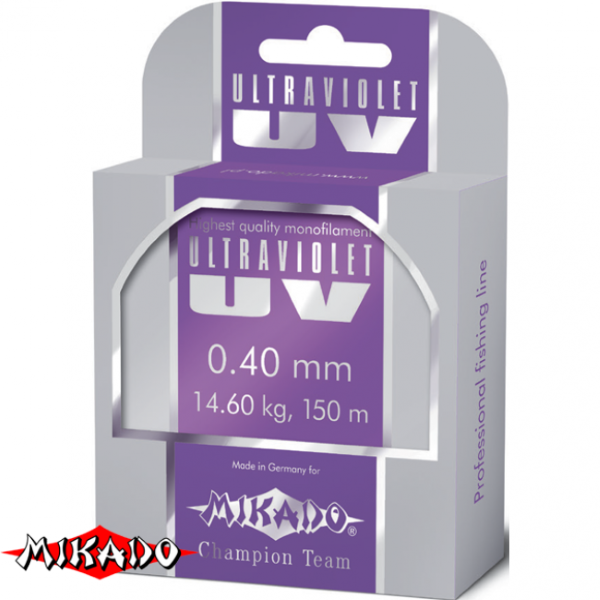 Леска \"Mikado\" ULTRAVIOLET 0,22 (150м) - 6,50 кг (ZXD 022)