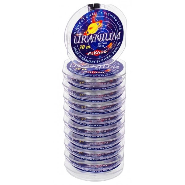 Леска \"Mikado\" URANIUM  0,14 (30м) - 2,90 кг (ZRC 014)