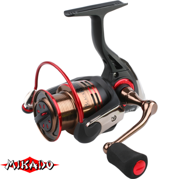 Катушка рыб.\"Mikado\" BLACK STONE 1006 FD (5+1подш., п.ч. 5,1:1) *бесконечн. винт* (KDA068-1006)