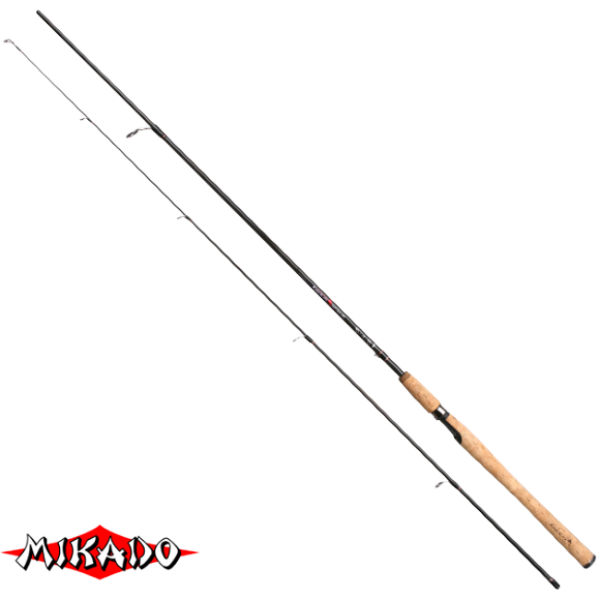 Спининг штекерный \"Mikado\" AMBERLITE LIGHT SPIN 270 ( 5 - 23 гр.) Carbon (WAA296-270)