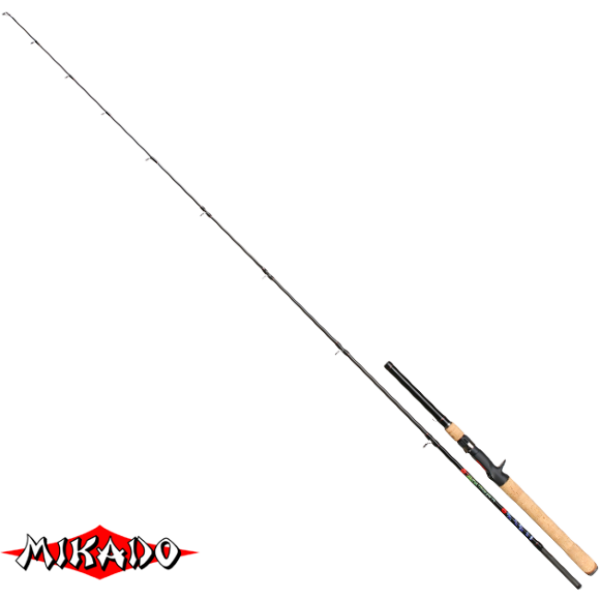 Спининг штекерный \"Mikado\"  ESSENTIAL POWER JERK 195 ( 30 - 80 гр.) 2секции Carbon (WAA081-195)