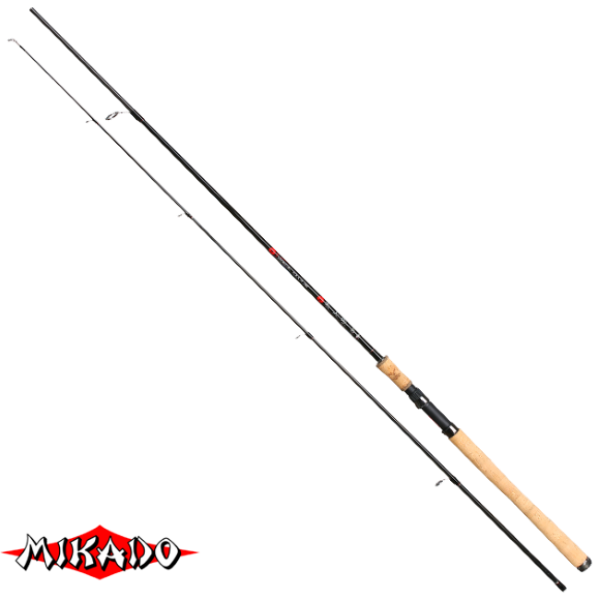 Спининг штекерный \"Mikado\" ESSENTIAL TOUCH 210 ( 10 - 30 гр.) Carbon (WAA076-210)