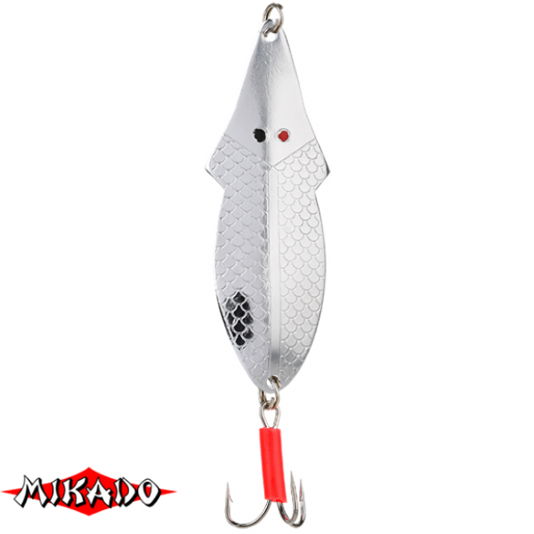 Блесна колеблющаяся \"Mikado\" FLAT FISH №1/21гр./6,9см - серебро (PMB-WFH-21-S)