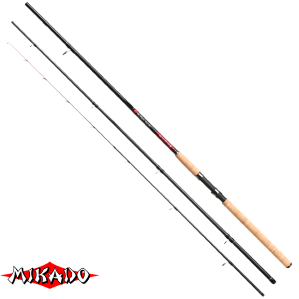 Удилище штекерн.\"Mikado\" DA VINCI Feeder 390 ( до 140 гр.) { 4 хлыстика } Carbon (WAA154-390)