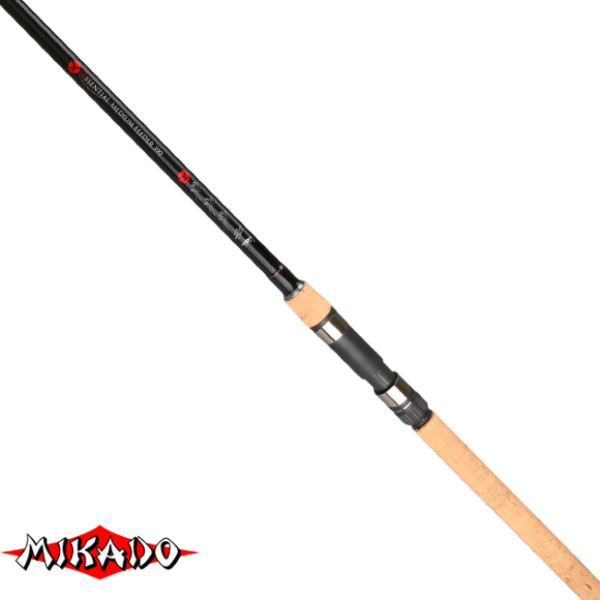 Удилище штекерн.\"Mikado\" ESSENTIAL Medium Feeder 390 ( до 110 гр.) { 5 хлыстиков } Carbon (WAA087-390)