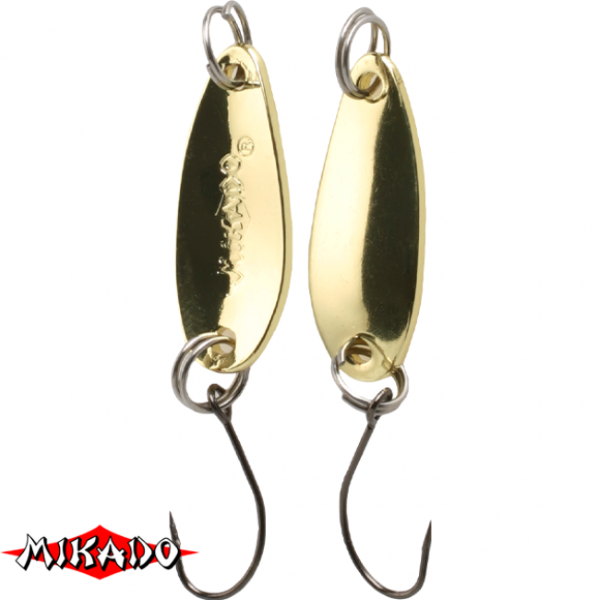 Блесна колебл. \"Mikado\" MINI с крюком ( 2,4см., 1,5гр.) - GOLD (PMB-I01-1.5-GG)