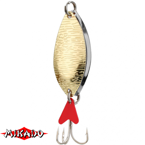 Блесна колеблющаяся \"Mikado\" ROACH DOUBLE №4/30гр./7см - серебро-золото (PMB-WRHD-30-SZ)