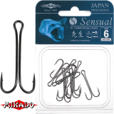 Арт.HS11040  № 1/0 BN Двойник "Mikado" SENSUAL (уп.= 7) (HS11040-1/0B)