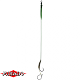 AMC-P04-4 Поводок карповый "Mikado" 04 "MAGGOT RIG" 23см, кр.№4, 25 lbs (уп.-2) (AMC-P04-4)
