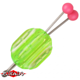 Арт.AMS02-1011 Сигнализатор поклевки "Mikado" подвесной/с гнездом под светлячок  (AMS02-1011)