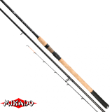 Удилище штекерн."Mikado" BLACK STONE MEDIUM Feeder 380 (до 120гр.) { 3 хлыстика } 3-х секц., 370гр. (WAA513-380)