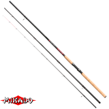 Удилище штекерн."Mikado" DA VINCI Feeder 345 ( до 140 гр.) { 4 хлыстика } Carbon (WAA154-345)