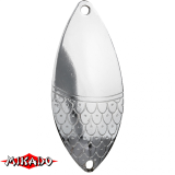 Блесна колеблющаяся "Mikado" ROACH №4/16гр./6,8см - серебро (PMB-WRH-16-S)