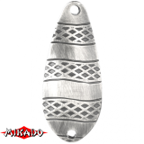 Блесна колеблющаяся "Mikado" STRIPE №2/16гр./5,8см - серебро состаренное (PMB-WSE-16-AG)