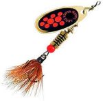 Блесна Mepps Comet Black Fury Mouche OR (золото) №2 (4.5г)