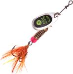 Блесна Mepps Comet Black Fury Mouche AG (серебро) №00 (1.5г)