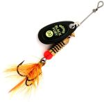 Блесна Mepps Comet Black Fury Mouche NR (черный) №00 (1.5г)