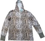 Футболка Kosadaka Ice Silk Sunblock Snake с длинным рукавом, с капюшоном (UV защита) р.2XL
