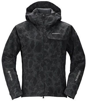 Куртка теплая Shimano RB-01JS Gore-Tex (р. EU-M/JP-L) Чёрный камуфляж