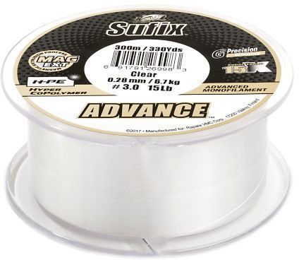 Леска Sufix Advance 150м 0.23мм (прозрачная)