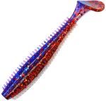 Виброхвост Kosadaka Spikey Shad 90 (9см) RB (упаковка - 9шт)