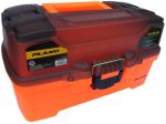 Ящик Plano 6221 с 2х ур. системой хранения приманок и 2-мя бок. отсеками на крышке (ярко-оранжевый)