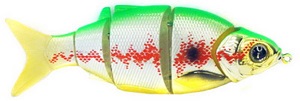 Воблер Izumi Shad Alive 4 section white fish 80 (SLOW SINKING) №28
