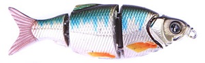 Воблер Izumi Shad Alive 4 section white fish 80 (SLOW SINKING) №6