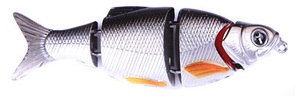 Воблер Izumi Shad Alive 4 section white fish 80 (SLOW SINKING) №9